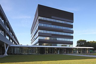 Foto van het GML gebouw in Utrecht.