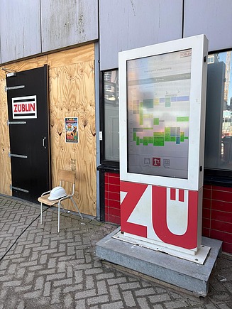 Foto van het 6-wekenplanbord waarmee elke ochtend de daily stand-up start