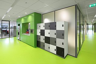Foto van het GML gebouw in Utrecht.