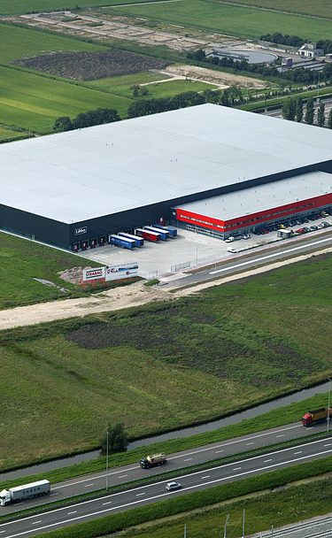 Photo of Royal Leerdam’s new distribution centre in Rotterdam