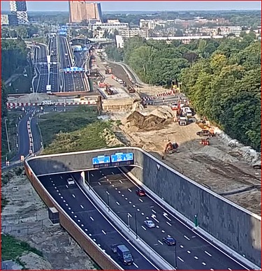 A photo of the refurbished southern ring road in Groningen