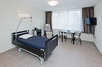 A photo of the WZC Maasmeander residential care home in Maasmechelen