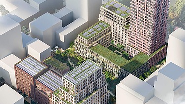 Render of the &Amsterdam project 