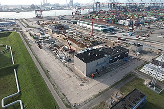 The compressor building for the Porthos project