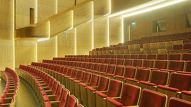 A photo of the interior of the theatre complex in Nieuwegein