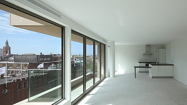 Photo of a living room in a flat in Amadeus, The Hague.