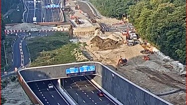 Een foto van de vernieuwde zuidelijke ringweg in Groningen
