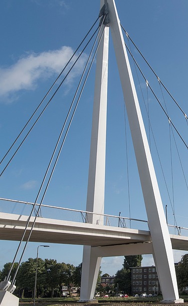 Foto van de Schippersbrug Dafne in Utrecht