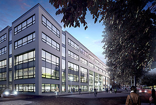 Render of The Cloud in Amsterdam.