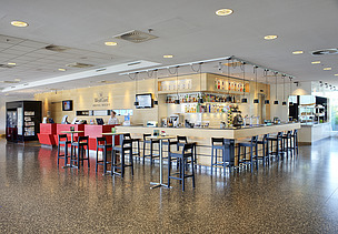 A photo of the interior of the hotel commissioned by IKEA.