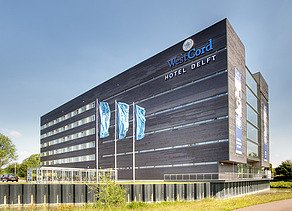 Foto van het hotel dat in opdracht van IKEA werd gebouwd.