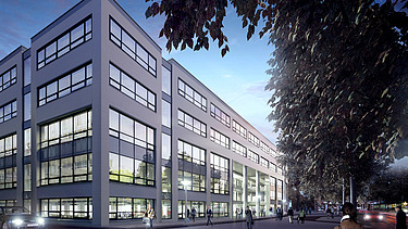 Render of The Cloud in Amsterdam.