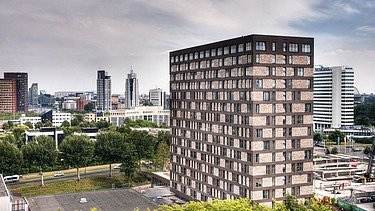 Photo of the U-Building in Rotterdam.